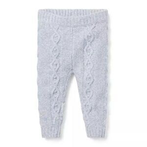 Janie and Jack 100047777 Blue The Cozy Cable Knit Baby Pant size 0-3 months NWT